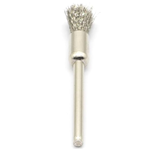 20PCS Wire Brushes - Metal Rust Removal, Polishing, Cleaning - 6mm Diameter, 3mm Shaft - Removes Burrs, Dust, and Oxide Layer - Handles Rough Surfaces - Designed for Industrial and DIY Enthusiasts