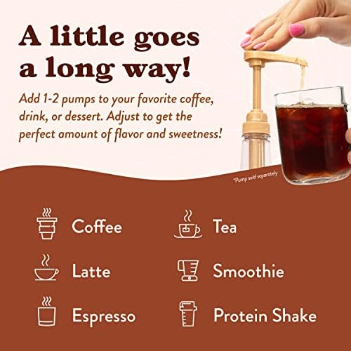 Jordan's Skinny Syrups, Hazelnut Coffee Syrup, Sugar Free, 25.4 Ounces (Pack of 2), Zero Calorie Drink Flavoring & Mixes