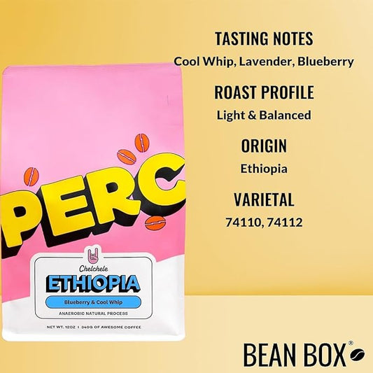 Ethiopia Chelchele - Roasted by Perc Coffee - Whole Bean Coffee - 2 Pound Bag