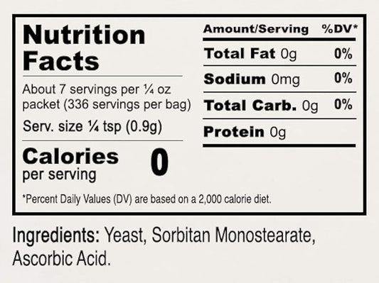 Anthony's Instant Dry Yeast Packets, Contains 42 Individual Packets, Gluten Free