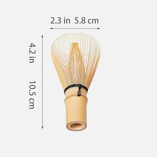 ARTDOU Golden Bamboo Matcha Whisk Japanese Chasen – Traditional Green Tea Powder Stirrer for Preparing,Matcha Latte,Iced Matcha 茶せん 100本立