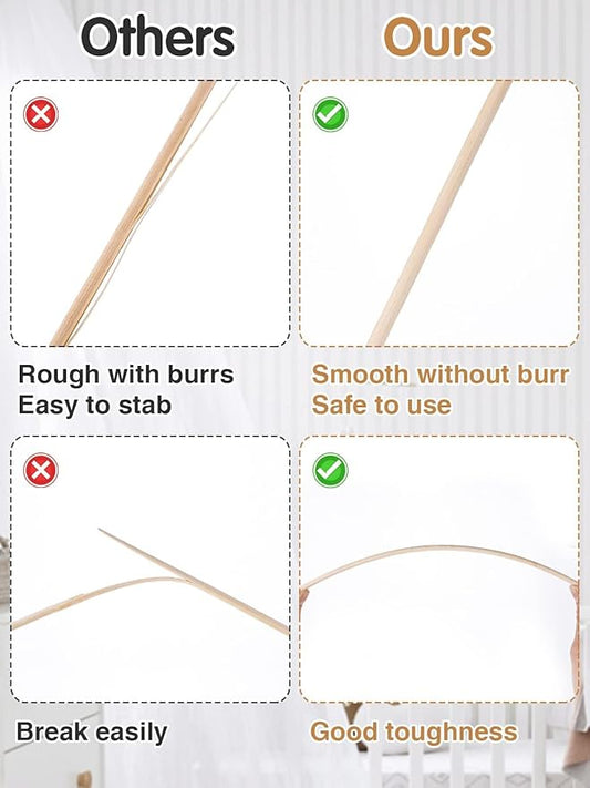 36 inch Natural Bamboo Skewers Sticks for Marshmallows,S'Mores,BBQ,Kabob,Grilling,Barbecue,Roasting,Camping.More Size Choices 6"/8"/10"/12"/36"(100 PCS)