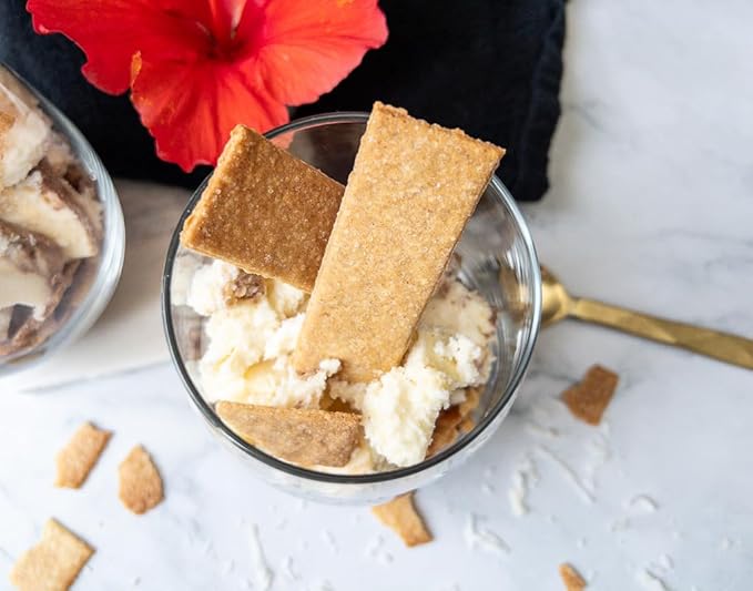 The Panza Guava Coconut Gourmet Cookie Snack Thin & Crispy | Organic, Non-GMO, 100% Natural Ingredients | Signature Jar 4.3 oz