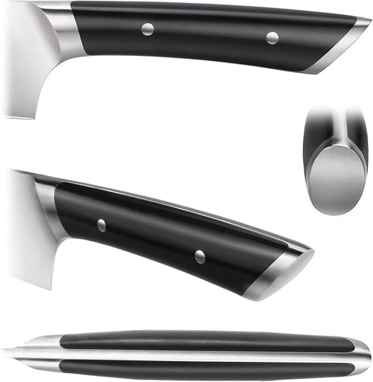 Cangshan HELENA Series German Steel Forged 2-Piece Carving Set (Black)