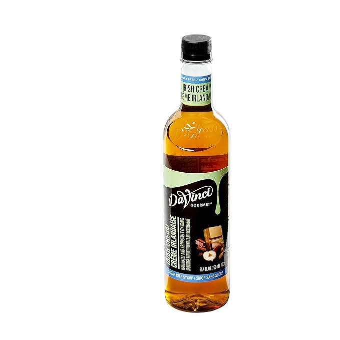 DaVinci Gourmet Sugar-Free Irish Cream Syrup, 25.4 Fluid Ounces (Pack of 1)