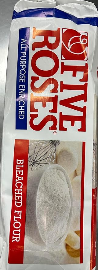 Five Roses All-Purpose Flour β 22 lb (10 kg) β Premium Canadian Wheat β Enriched, Pre-Sifted White Flour for Baking & Cooking