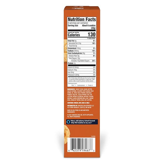 Aplenty, Salted Caramel Chip Mini Cookies, 8 oz