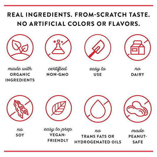 Miss Jones Baking Organic Buttercream Frosting, Perfect for Icing and Decorating, Vegan-Friendly: Vanilla (Pack of 2)
