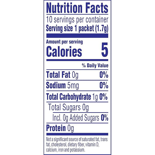 Crystal Light Raspberry Ice Artificially Flavored Powdered Drink Mix, 120 ct Pack, 12 Boxes of 10 On-the-Go-Packets