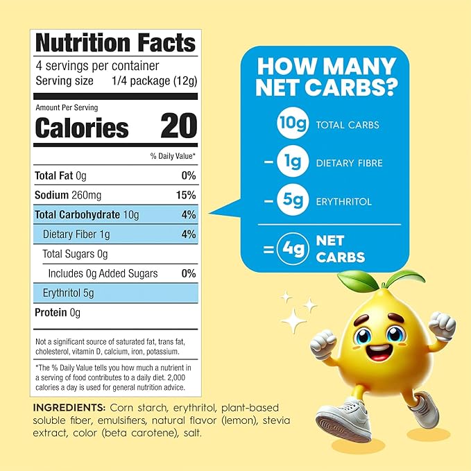 Simply Desserts Lemon Instant Pudding, Sugar-Free, 6-Pack – Healthy Dessert, Keto Snacks, Vegan & Diabetic-Friendly, Kosher, 1.7 Oz Ea