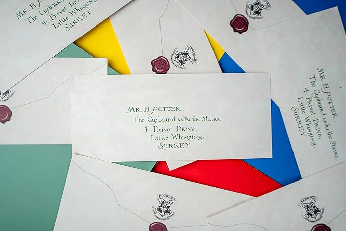 Harry Potter Acceptance Letter Explosion Box by Send A Cake β Ready to Gift, No Assembly Needed β Includes 8 Chocolate Brownies β Magical Birthday & Celebration Gift for Women, Men, Adults, Kids