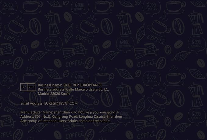 homEdge Mini Procelain Espresso Cup, 3 Ounces / 90 ml Tiny Coffee Mugs Demitasse for Espresso, Tea- Set of 6, Dark Gray
