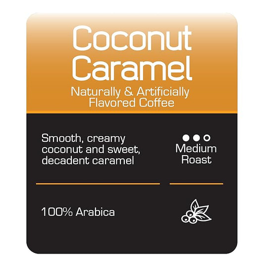 Roast Ridge Single Serve Coffee Pods for Keurig K-Cup Brewers, Coconut Caramel, Medium Roast, 100 Count
