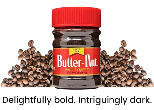 Butter-Nut Instant Espresso Coffee, 2 Ounce (Pack of 12)