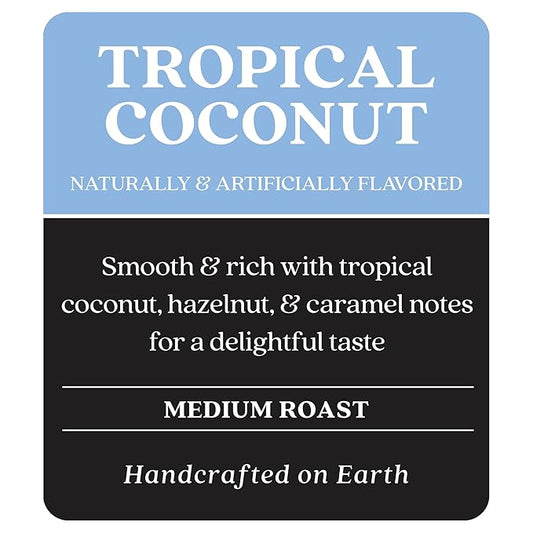 Copper Moon Medium Roast Whole Bean Coffee, Tropical Coconut Blend, 5 Lb