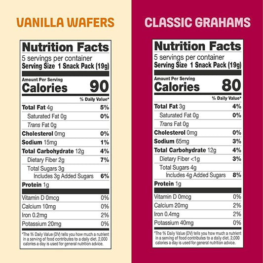 Gluten Free Partake Mini Graham Cracker & Vanilla Wafer Snack Packs | Vegan & Dairy Free Cookies | Lunch Box Snacks | Allergy Friendly Snacks | Safe School Snack for Kids - 20 Pack