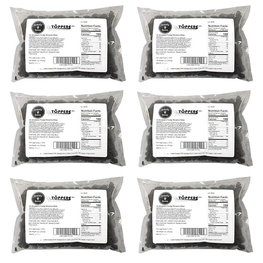 Brownie Bites 3 LBS – Fudge Brownie Cubes for Sundae Bar & Frozen Desserts – Bulk Treats for Yogurt, Cakes, and More – Perfect for Party Bars, Frozen Snacks, and Topping Stations