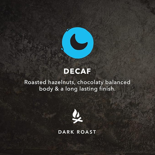 Kicking Horse Coffee, Decaf, Swiss Water Process, Dark Roast, Whole Bean - Certified Organic, Fairtrade, Kosher Coffee, 10 Ounce (Pack of 6) - Packaging May Vary