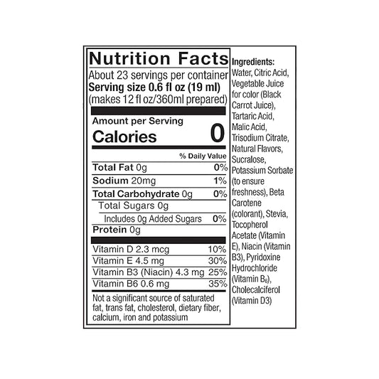 SodaStream Cranberry Raspberry Zero Calorie, 440ml 4-Pack