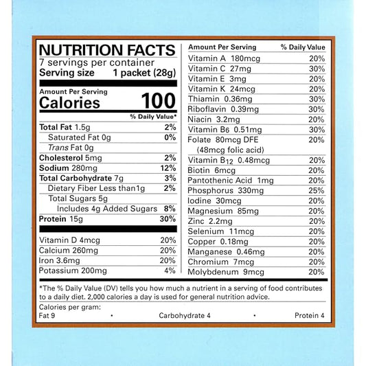 Nutmeg State Nutrition - Pudding or Shake, Low Calories, 15g Protein, Low Fat, 7 Servings Per Box (Mocha)