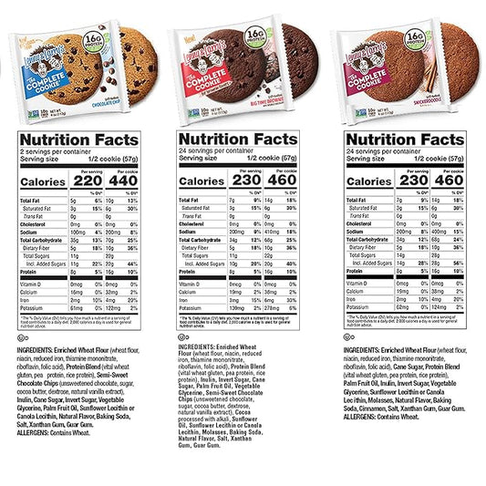 Lenny & Larry's Complete Cookie Starter Pack, Plant Based Cookies, 7 Cookies Total