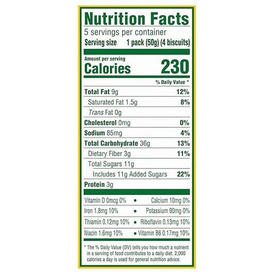 belVita Breakfast Bars Biscuits, Toasted Coconut, 30 Total Packs, 6 Boxes (4 Biscuits Per Pack)