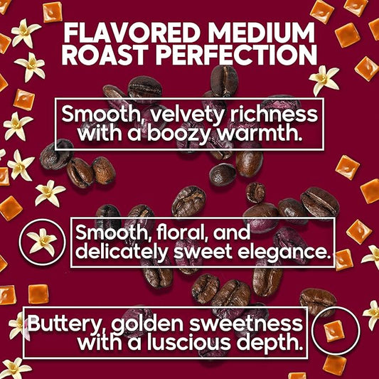 Sarasota K-Cup Coffee Pods | Medium Roast Flavored Coffee | Jamaican Me Crazy | Single Serve for Keurig Brewers | Gourmet, Low Acid, Mold Free | 24 Count