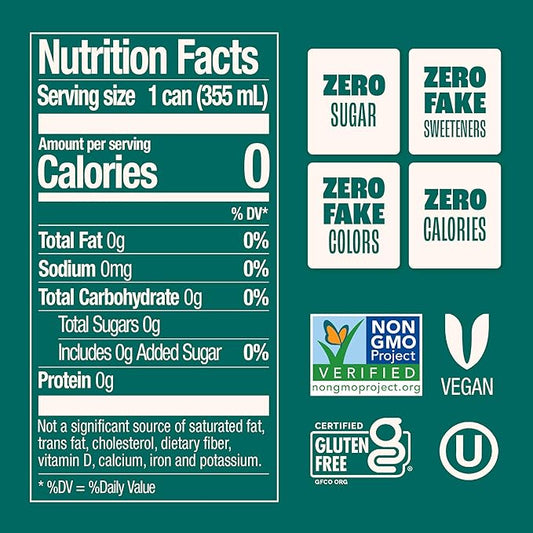 Zevia Zero Sugar Soda, Nostalgic Variety Pack, 12 oz Cans (24-Pack) – Naturally Sweetened, Non-GMO Project Verified, Gluten-Free, Vegan