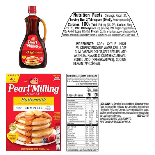 Pearl Milling Company, Syrup & Mix Combo