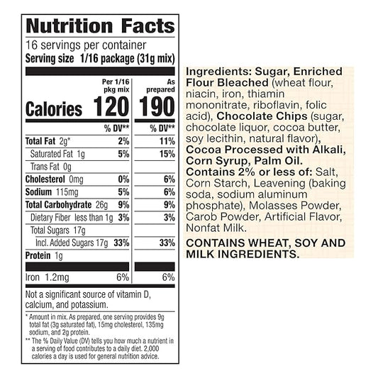 Betty Crocker Delights Cookie Brownie Bar Mix, 17.4 oz. (Pack of 8)