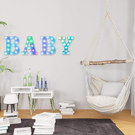 Foaky Colorful LED Number Lights with Remote,Marquee Light Up Number Sign for Night Light Wedding/Birthday Party Battery Powered Christmas Lamp Home Bar Decoration (1)