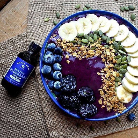 Royal Rose, Wild Maine Blueberry Organic Simple Syrup (8oz)