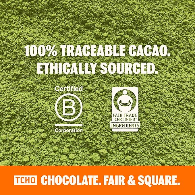 TCHO Perfect Matcha Chocolate Bar 3 Pack - Organic Oat Milk Chocolate with Matcha Shell and Strawberry Filling - Plant-Based Non-GMO Matcha Snacks