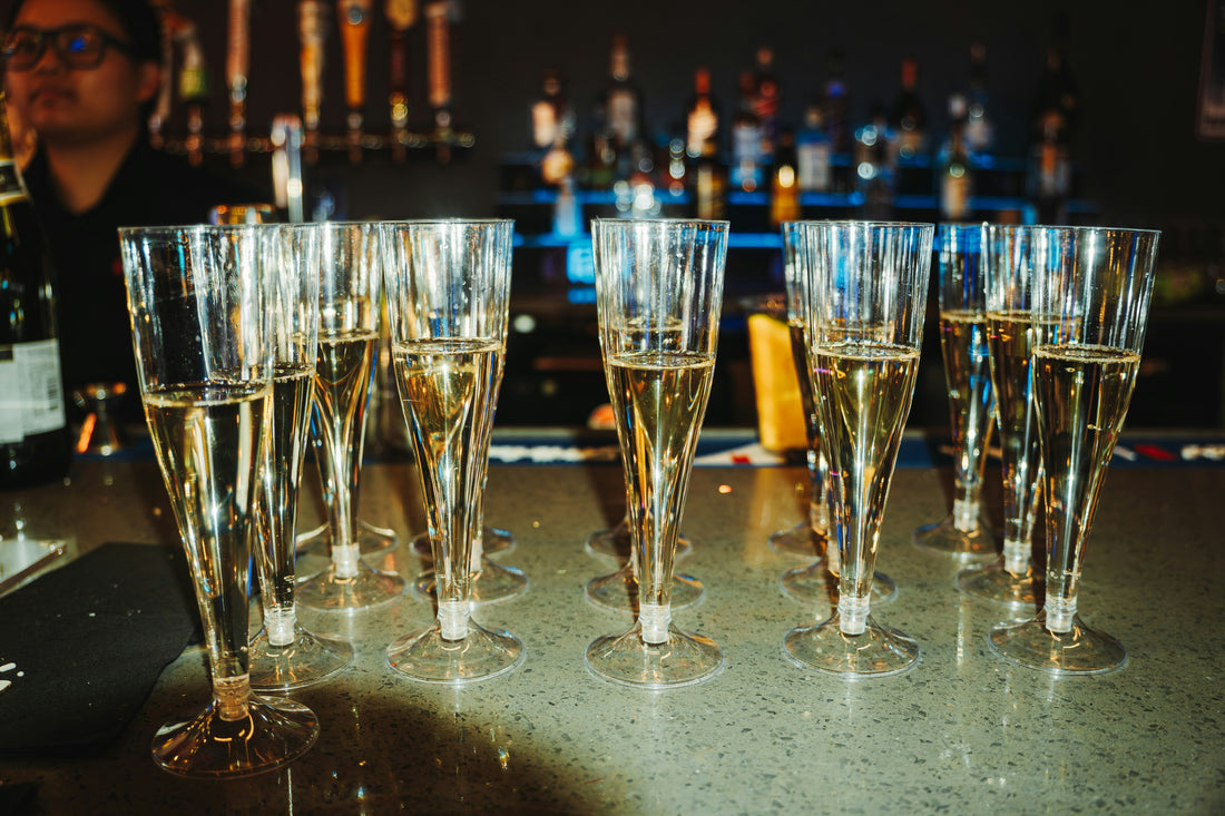 Toasting Glasses for Celebrations: Choosing Champagne Flutes for Parties, Showers, and Receptions