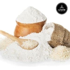 Naturevibe Botanicals White Rice Flour 5 lb | Fine Gluten-Free Flour | Non-GMO & Finely Ground | Perfect for Baking, Rotis, Breading, Dumplings, Thickening Sauces & Baby Food