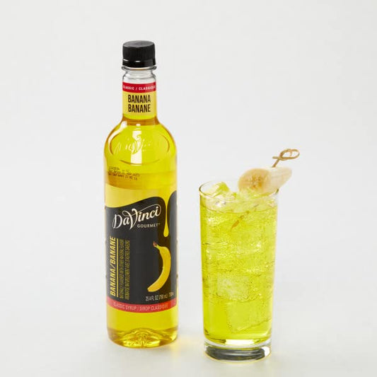 DaVinci Gourmet Classic Banana Syrup, 25.4 Fl Oz (Pack of 2)