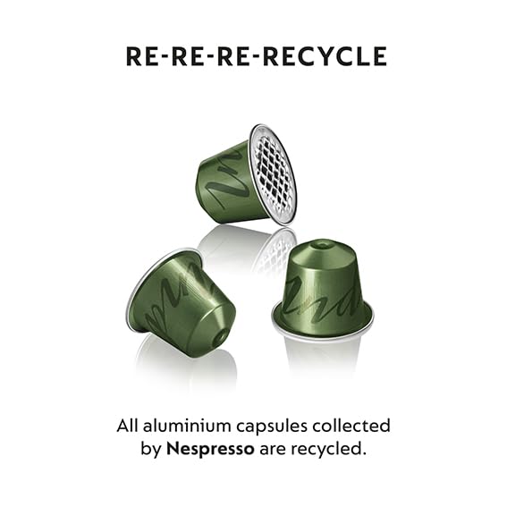 Nespresso Capsules Original Line, Vaniglia, Medium Roast Espresso Coffee, 50 Count Espresso Coffee Pods