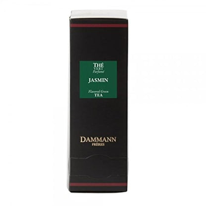 Dammann Freres Sachets, Vert Au Jasmin Tea Bags, Premium Gourmet French Jasmine Green Tea, Individually Wrapped, 24 Count (Single Pack)