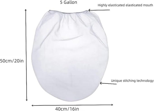 3Pack Cold Brew Coffee Filter Bag Reusable 5 Gallon Coffee Filter Compatible With Toddy Cold Brew System Strainer Bag, for 5 Gallon Commercial Brewers