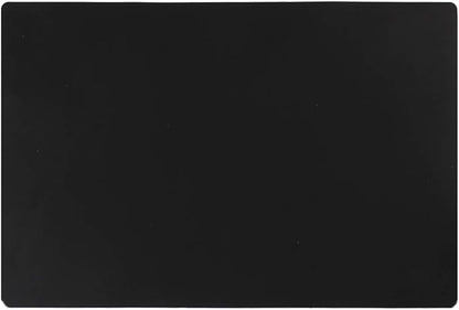 Extra Large Mulitpurpose Silicone Placemat,Countertop Protector, Kitchen Counter Mat, Table Mat, Heat Resistant, Washable, Non Slip (39.4 x 23.6 inch, Black-1pcs)