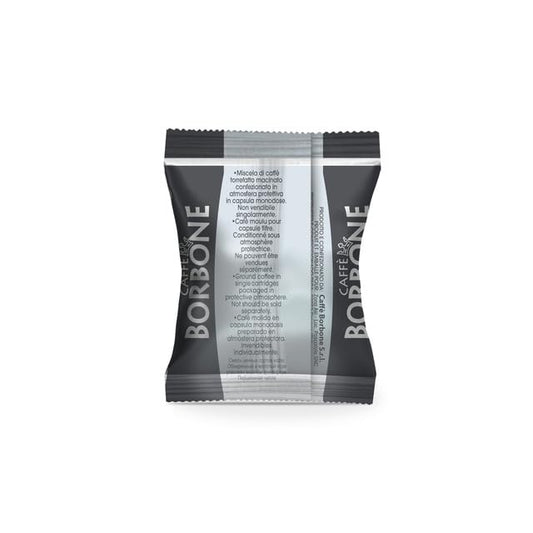 Caffè Borbone Nespresso Compatible Coffee Pods, Black Blend, Freshly Roasted and Packaged in Italy - 50 Individually Wrapped Coffee Pods - Not Compatible with Vertuo