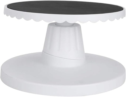Topyond Cake Turntable for Decorating, 9.1in Adjustable Cake Spinner Stand, Nonslip Cake Turn Table, Rotating Cake Stand for Baking Cake Decorating Supplies
