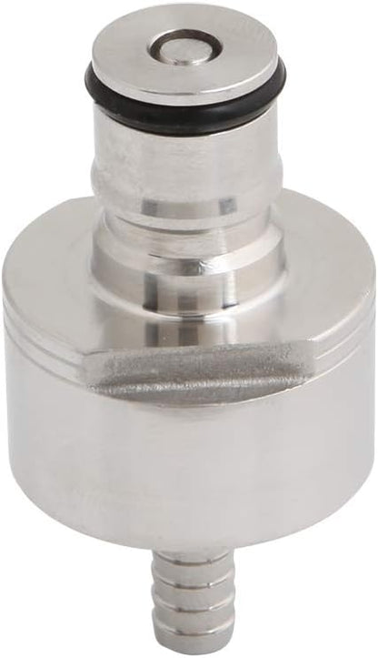Homebrew Beer Stainless Steel Carbonation Cap Carbonator Fizzy Drinks Carbonation Cap For 2L Soda Pet Bottle Ball Lock Type CO2 Coupling Carbonate Soda Beer Fruit Juice Water