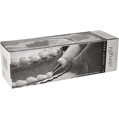 DayMark Safety Systems-IT115437 21" PipingPal Disposable Pastry Bag with Dispenser (100 Bags)