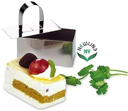 NewlineNY Stainless Steel Dessert Rings (12 Pcs) Round Square Rectangular Appetizers Molded Salads, Cakes Mousse Molding Layering Cake Cutter