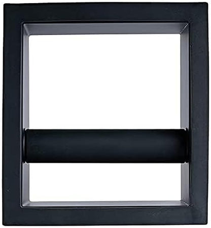 watchget Espresso Knock Box - Built-in Stainless Steel and Silicone Coffee Knock Box Chute, Detachable Rubber Rod, Square Bottomless Waste Bin for Coffee Grounds