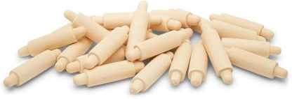 Wooden Mini Rolling Pin, 1-5/8 inches, Pack of 50, Perfect for Scrapbook Projects, Miniatures, Party Decor, and Crafts, by Woodpeckers