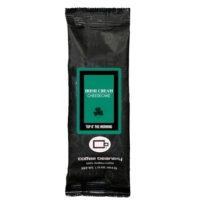 Coffee Beanery Irish Cream Flavored Coffee, 1-1.75oz Try Me Size Coffee Sampler, Light-Medium Roast