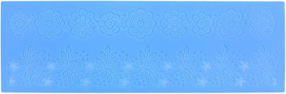 Embossing Lace Fondant Mold, Multi Circle Flowers Lace Mat Wedding, Silicone Molds for Cake Decorating Tool, Cake Lace Molds
