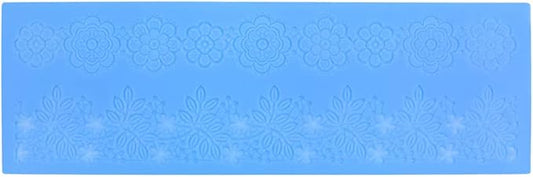 Embossing Lace Fondant Mold, Multi Circle Flowers Lace Mat Wedding, Silicone Molds for Cake Decorating Tool, Cake Lace Molds